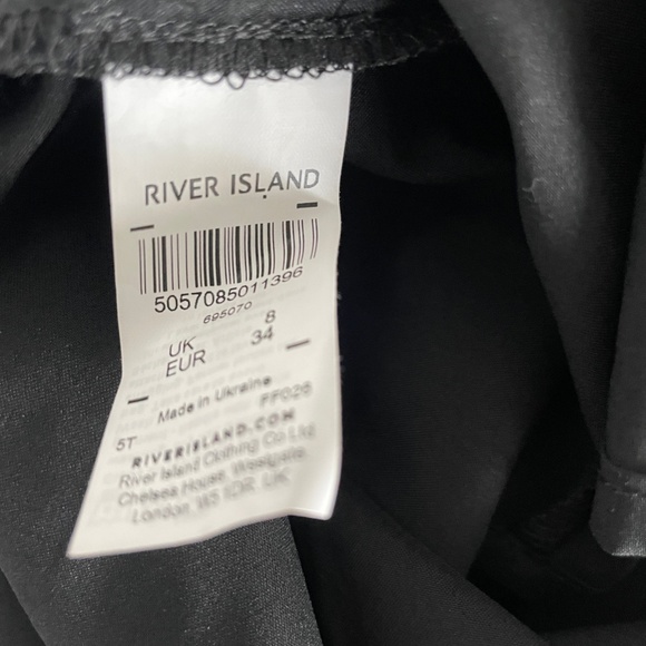 River Island Black Lace Maxi Skirt US 4 NWOT - Picture 8 of 10